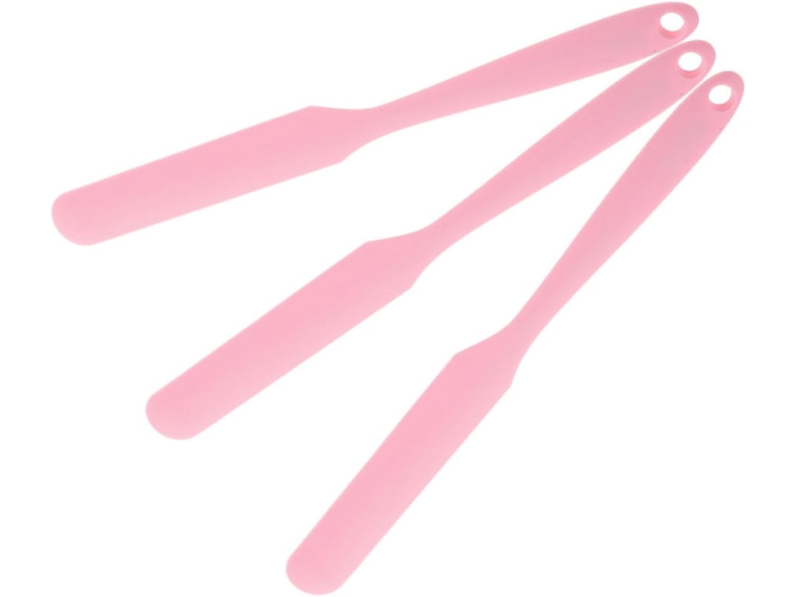 Espátulas De Silicone Reutilizáveis Para Cera, Conjunto De 3 Peças, Espátulas Aplicadoras De Superfície.