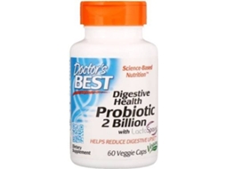 Suplemento Alimentar DOCTOR'S BEST Probiótico De Saúde Digestivo Com Lactospore (60 cápsulas vegetais)