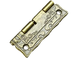 Mini Dobradiça De Gaveta Estilo Mosquetão Vintage Antiga Para Móveis Madeira, Joias E Caixas De Presente Em Latão