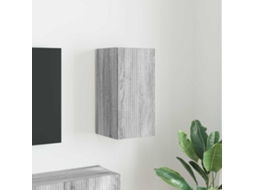 Vidaxl Armário De Tv De Parede 30 X 31 X 60 Cm Cinza Sonoma