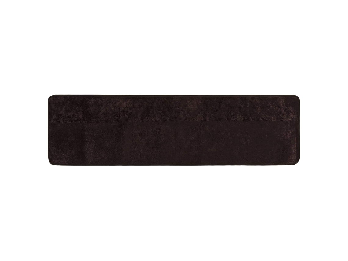 Conjunto 1 Tapete Runner Vidaxl Antracite Poliéster (100 X 400 Cm)
