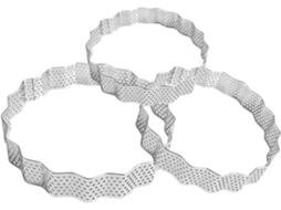 Formas Redondas Em Aço Inoxidável, Design Elegante Com Ondas