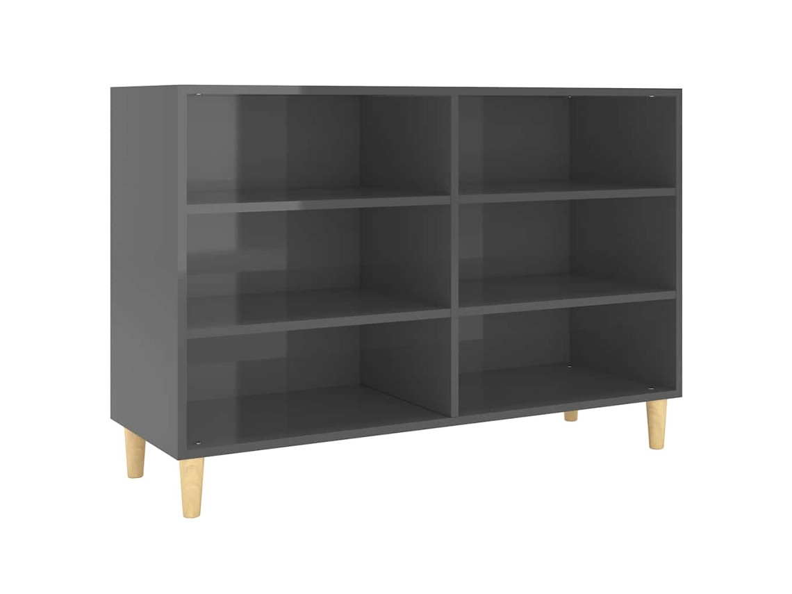 Sideboard, Sideboards Vidaxl Cinzeto Madeira Processada (n/a)