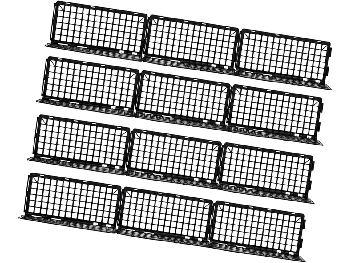 Conjunto De 12 Painéis Modulares Barreira Para Estimação, Bloqueador De Passagem Sob Sofás E Camas, Divisor De