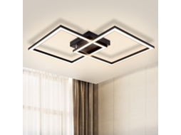 Nettlife Candeeiro De Teto Led Quadrada Branca 12 W/24 W 3000k Iluminação De Teto Moderna