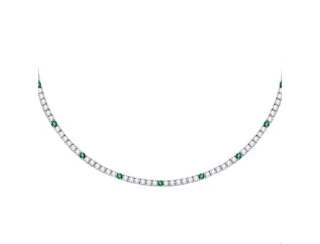Colar Em Prata 925/1000 Reciclada E Zircão Saiw243 Morellato