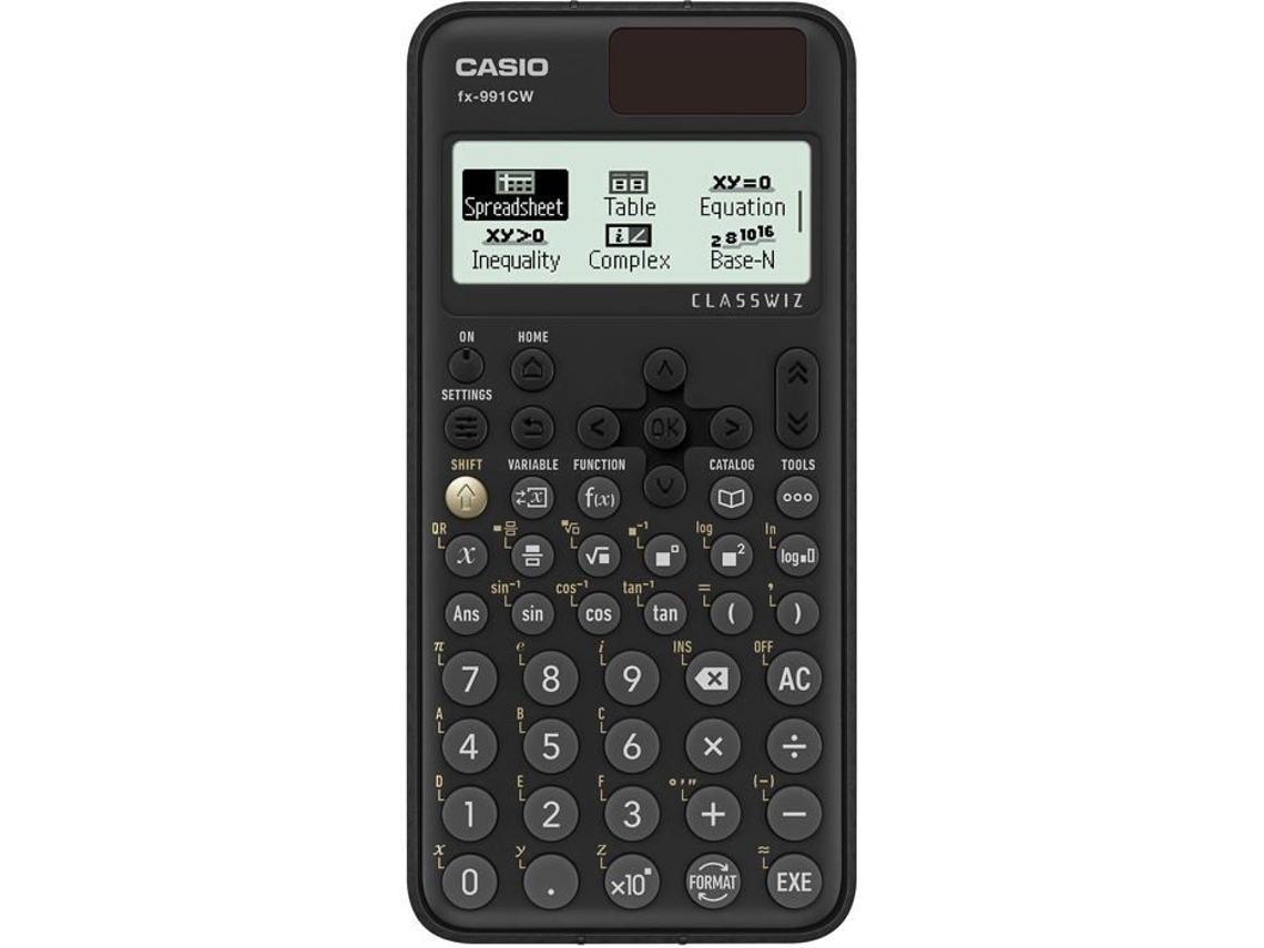 Calculadora Fx-991Cw-W-Et-V Calculadora Científica Fx-991Cw 540 Funções e Display Natural CASIO