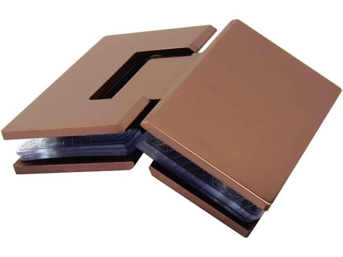 Dobradiça Dobrável Para Porta De Vidro Sem Moldura, Em Aço Inoxidável 304na Cor Ouro Rosa, Para Banheiro, Box De