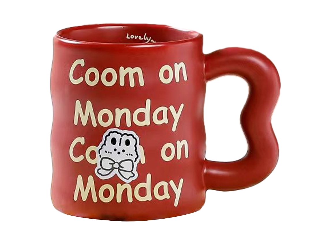 Chávena de Café em Cerâmica de Vaca Caneca Grande para Café Da Manhã 400Ml. NEVEANCE