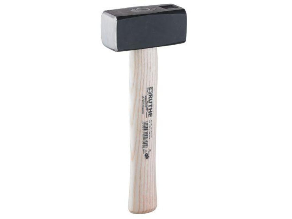 Marreta de pedreiro quadrada DIN 6475 com cabo de freixo (1000 g) PICARD