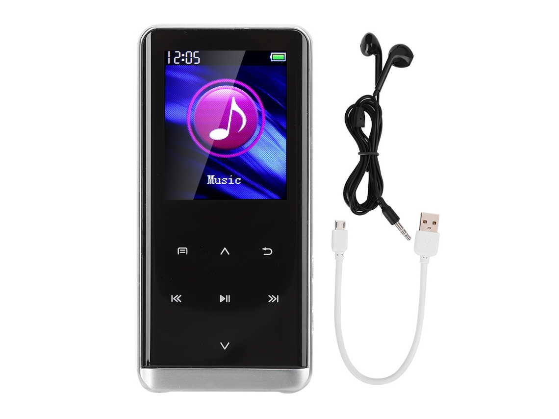 Player Mali MP3 MP4 Bluetooth 8GB Rádio FM Gravador Alto-falante Hifi