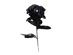 Rosa Artificial Decorativa Halloween Com Olhos Multicolor