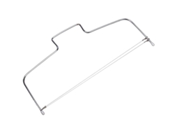Fatiador de Bolo Nova Line Ajustável com Fios Duplos, Inox, 8 Modos de Espessura