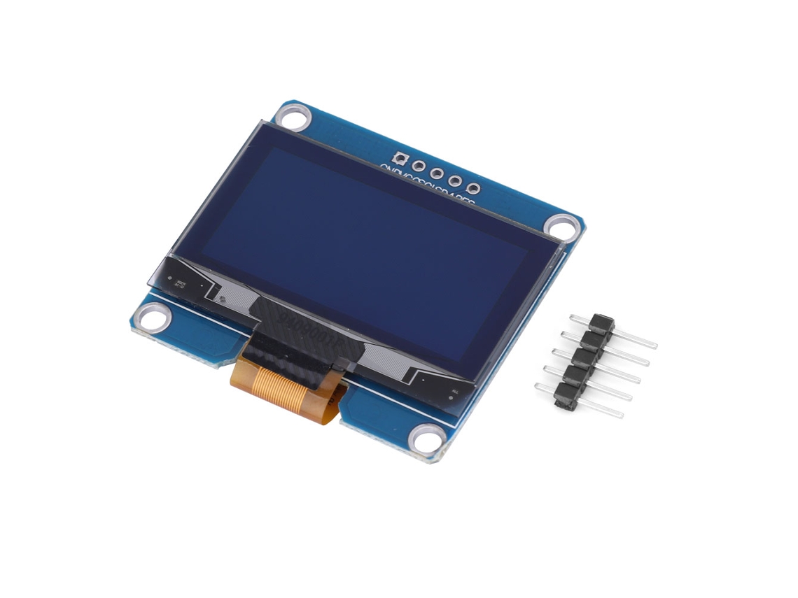 Módulo Tela Lcd 1.54 Polegadas 128x64 I2c Ssd1309 5pin Alta Qualidade Azul