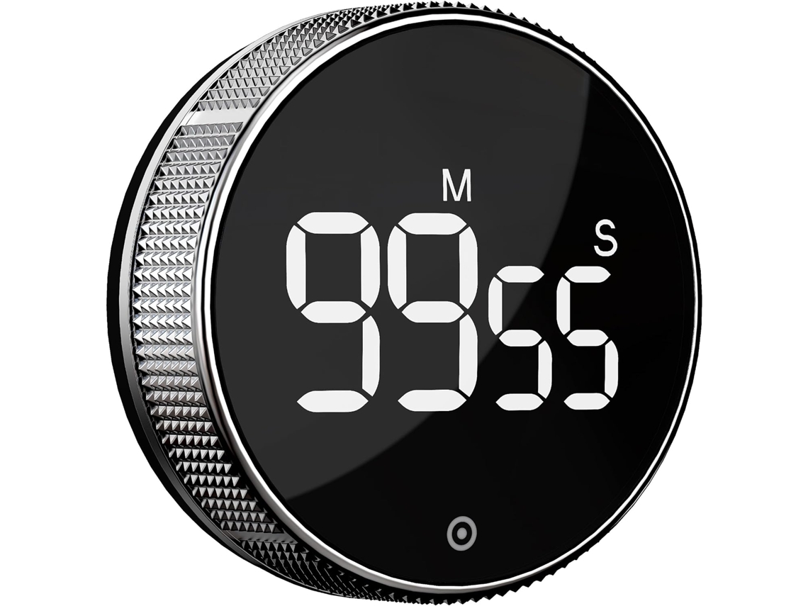Temporizador Digital De Cozinha, Visor Lcd, Base Magnética, Para Cozinhar, Assar E Controlar O Tempo Em Tarefas Domésticas