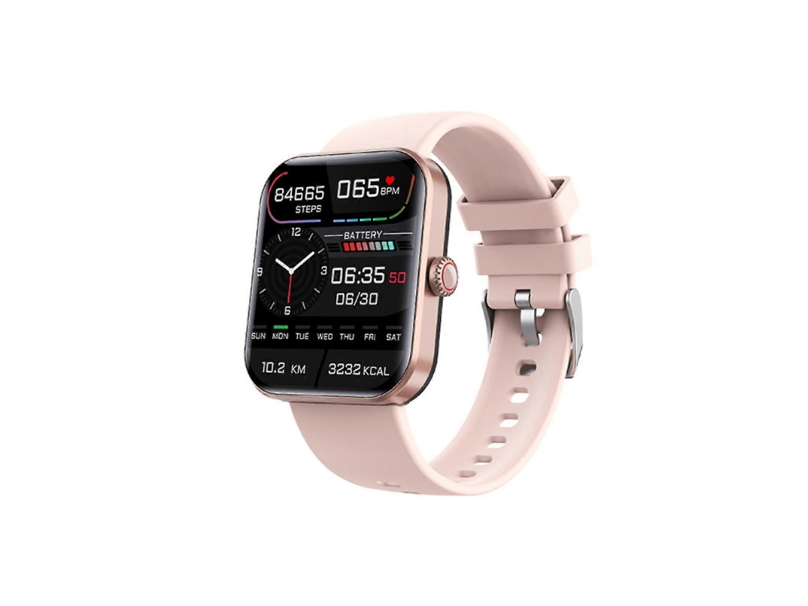 Smartwatch com rastreador de condicionamento físico, ECG, PPG, glicemia, pressão arterial e frequência cardíaca para bicicleta elétrica.