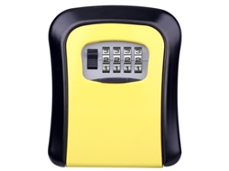Cofre Chaves Eifson Montagem Segredo 4 Dígitos 8.5x3x6.2cm (amarelo)