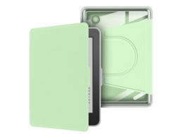 Capa para Kobo Clara 2e 6 Polegadas SIURN com suporte ajustável em 360 graus verde