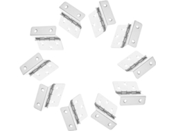 Conjunto De 10 Dobradiças Triplas Dobráveis Para Armários, Ferragens