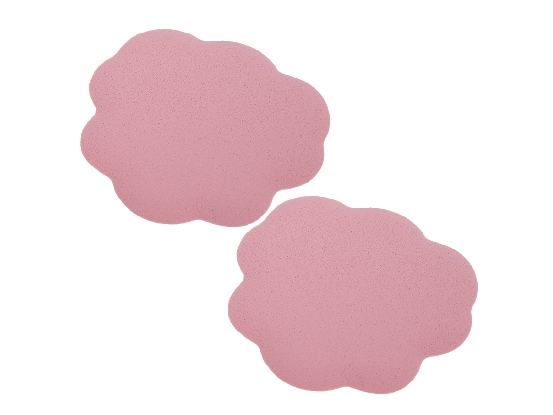 Palmilhas de Almofada para Dedo do Pé Saltos Altos Conforto Rosa