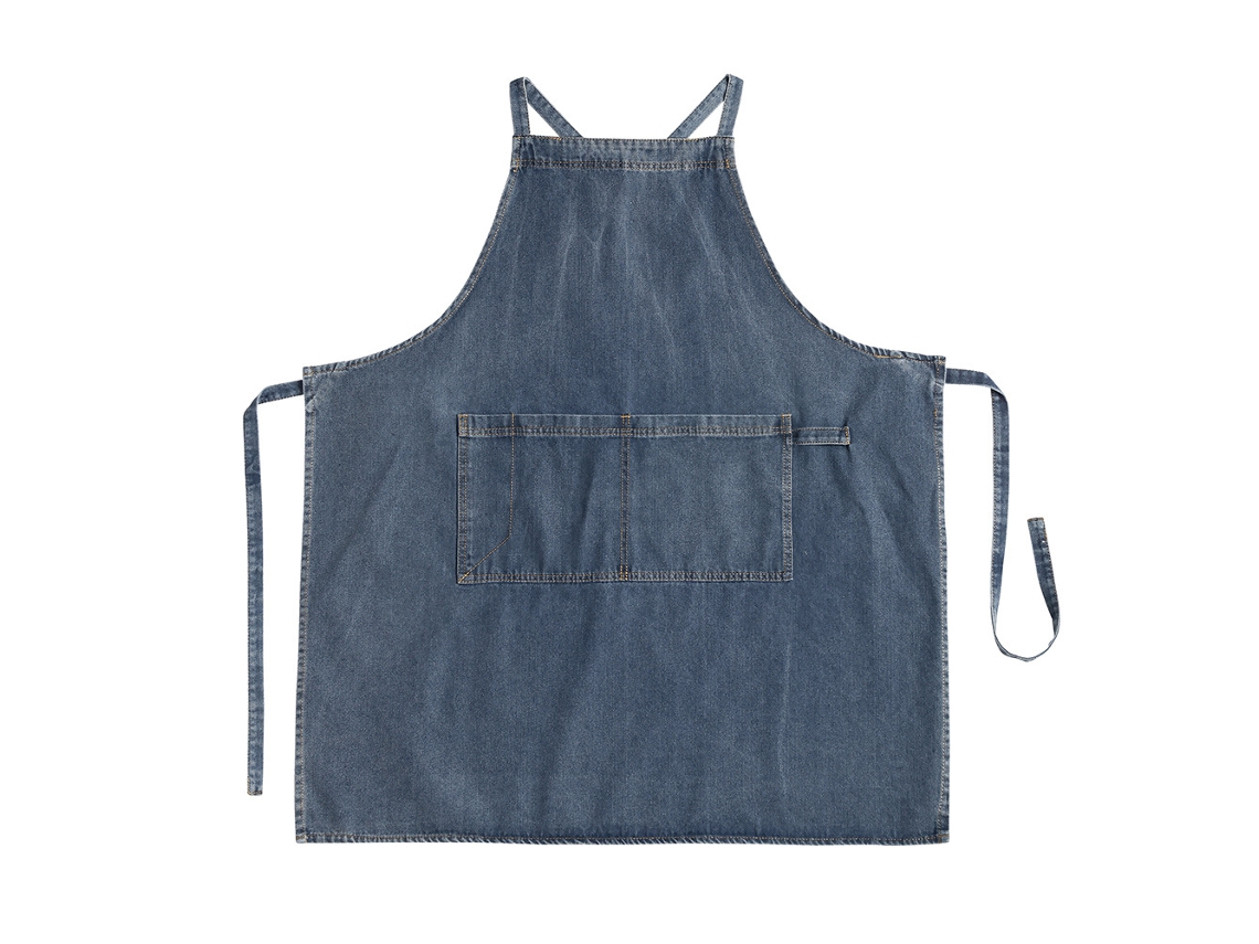 Avental De Cozinha Homens E Mulheres Reforçado 85x76 Cm Azul Dureforward