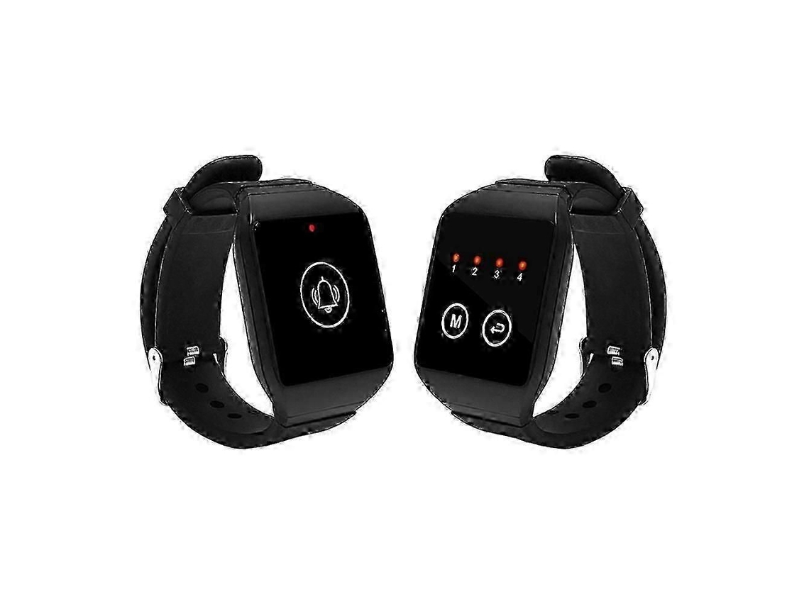 Pager Vibratório Sem Fio Para Alertas Em Restaurantes, Clínicas E Escritórios, À Prova D'água Ipx6 E Recarregável.