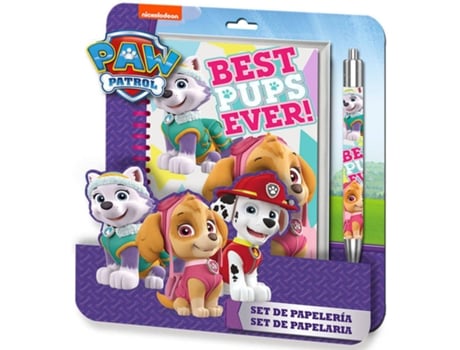 Pack de Caderno KIDSLICEN Paw Patrol
