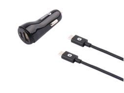 Kit Carregador Auto + Cabo USB-C GOODIS 2 USB 5V-3.4A Type C (Outlet Caixa Aberta )