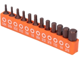 Conjunto De Bits Hexagonais Em Aço Liga S2, Parafusadeira Elétrica Com Haste De 1 4, Suporte De Armazenamento 25mm, 12 Peças