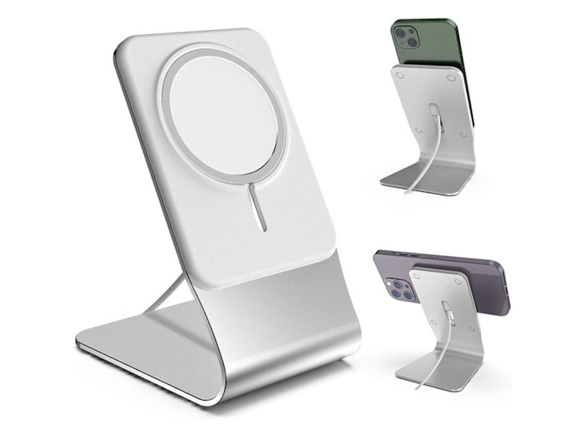 Suporte para Celular Compatível com Carregador Magsafe, de Mesa Observação: Somente O, e Cabo Não Incluídos AQUAFORGE