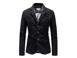 2026 chaqueta Hombre Mystdiy Con Tres Botones Talla M 4xl Poliéster para Ocasiones Formales e Informales