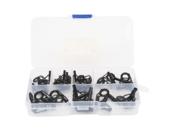 Conjunto Anéis Guia Pesca Aço Cerâmica 35 Pcs