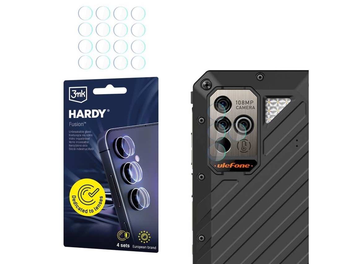 Película De Ecrã Ulefone Power Armor 19 3mk Hardy Fusion Lens Protection