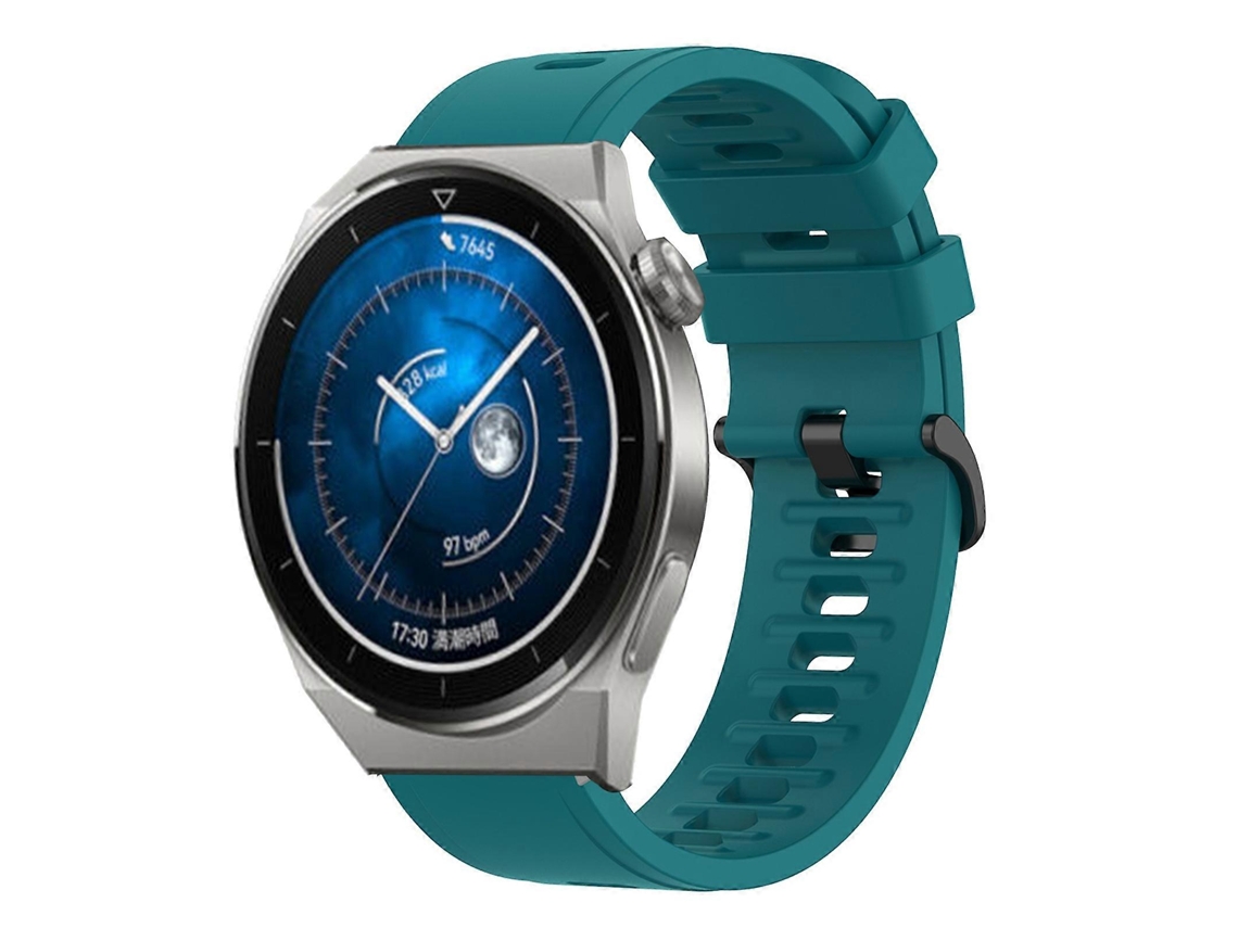 Pulseira De Silicone Macio De Cor Sólida Para Huawei Watch Gt3 Pro 46mm 22mm