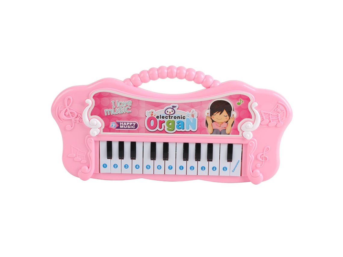 Lurelia Bateria Infantil Com Rosa, 5 X 3 Cm, 2 Polegadas E Plástico, Educativo, Presente Infantil