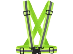 Chaleco Reflectivo Fluorescente Ajustable De Alta Visibilidad Para Ciclismo, Moto, Hombre, Mujer Y Adolescentes Unisex