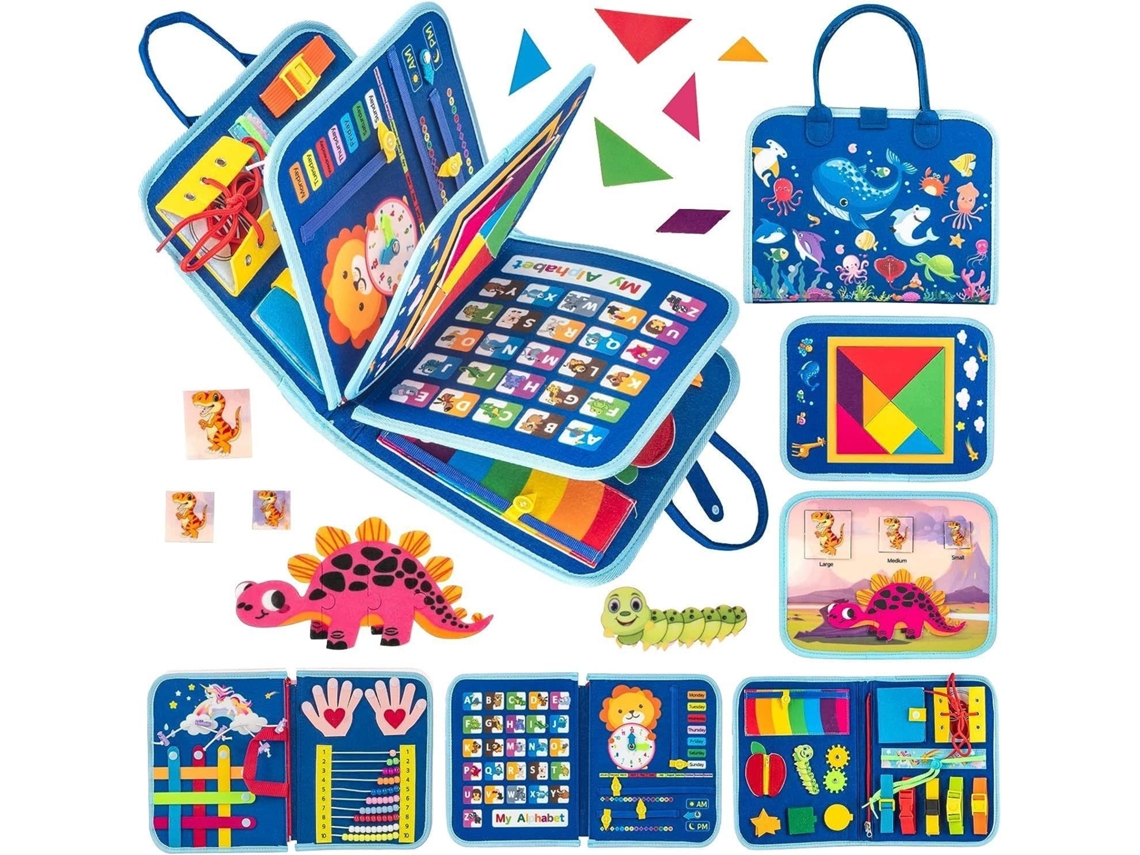 Busy Board Montessoriplaca Sensorial Montessori Para Crianças Digitallab Dy04idade Mínima 1 Ano
