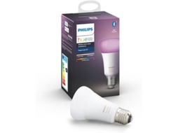 Lâmpada Inteligente PHILIPS HUE  (E27 - Branco e cor)