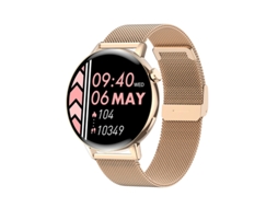 Smartwatch Yizhood I39h 1.32 Inch Bluetooth Chamada Ip67 À Prova De Água Monitorização Da Saúde (android E Ios Ouro)