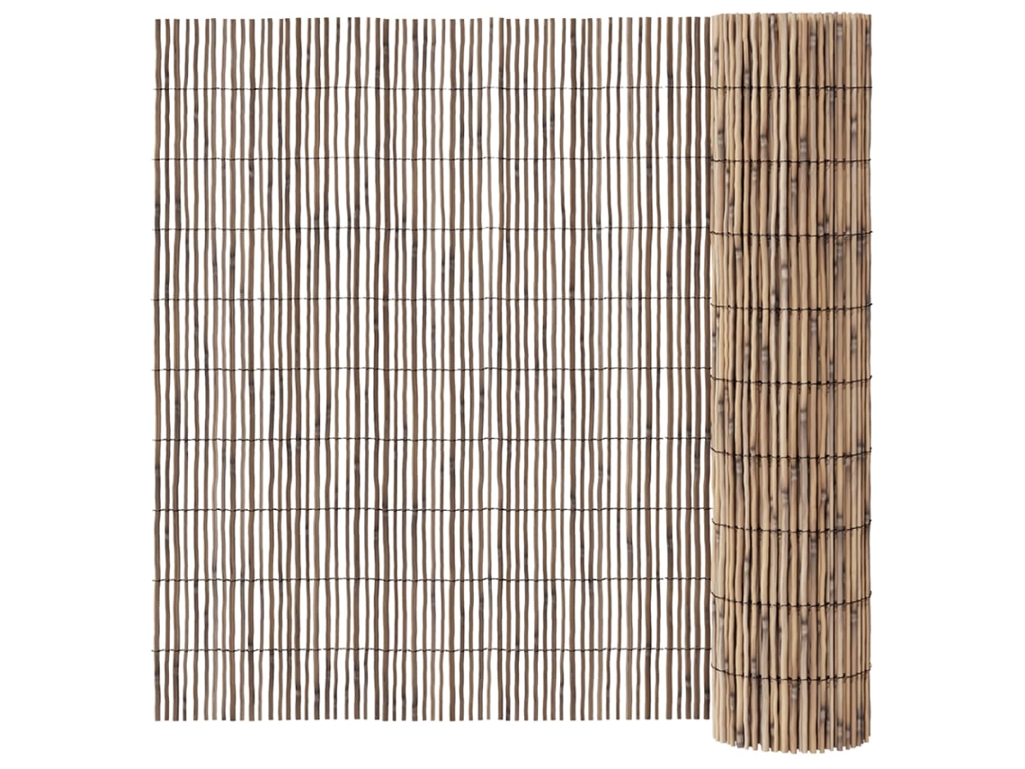 Vedação de jardim VIDAXL Marrom (300x90 cm)