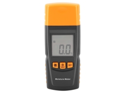 Medidor de Umidade de Madeira Digital Gm605 com Tela Lcd e Função de Bloqueio, Testador Portátil para Madeira e Materiais