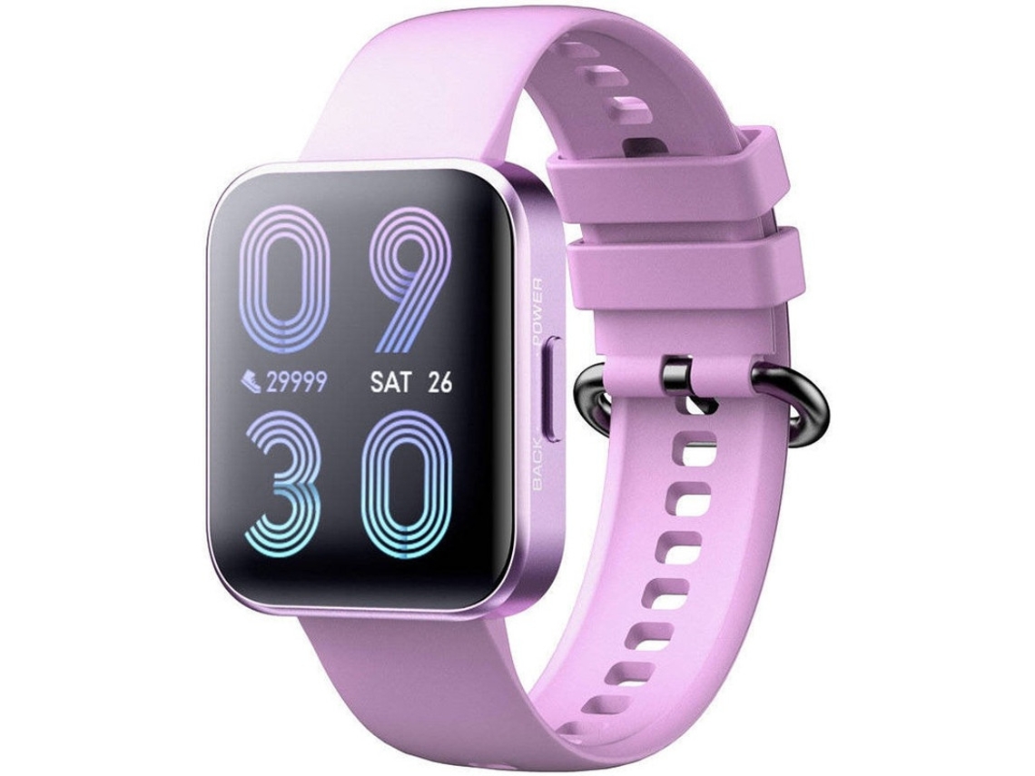 Smartwatch Connected Watch de 1,7 polegadas com pedômetro, calorias, sono, tela colorida, para homens e mulheres, iPhone e Android (rosa)