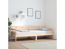 Vidaxl Sofá-cama 80x200 Cm Madeira De Pinho Maciça