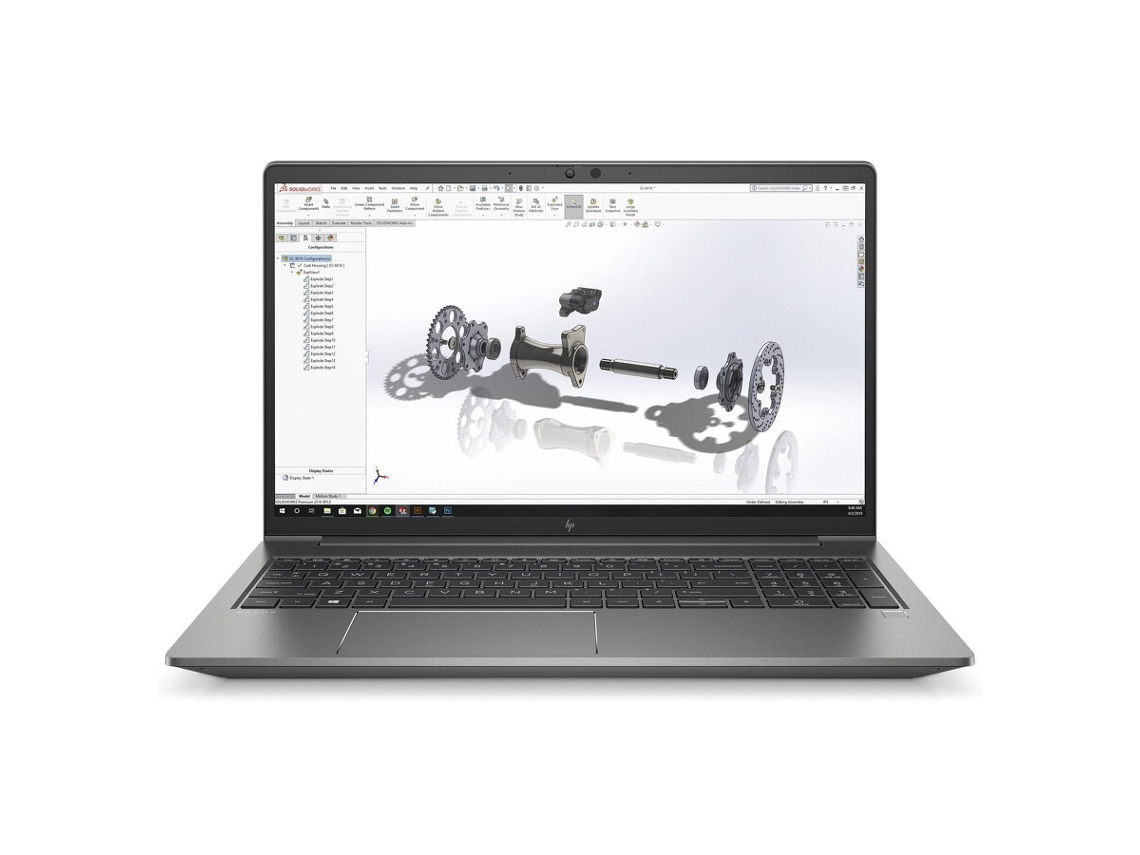 Laptop HP ZBook Power G8 i7-11850h, 32 GB, 1 TB, 156 GB de armazenamento, espanhol, Nvidia RTX A2000 (Recondicionado Sinais de Uso)