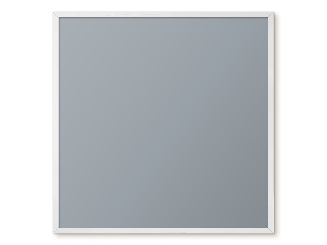 Quadro de vidro magnético laranja escuro para hall de entrada Espelharte (50x50 cm)