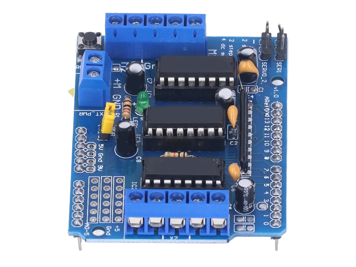 Placa De Driver Para Motor Dc Laxiscreed L293d Compatível Com Motores Passo A Passo
