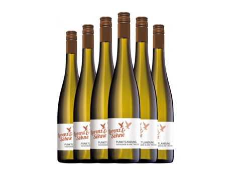 Vinho branco LORENZ & SÖHNE Punktlandung Sauvignon Branca Seco Nahe (0.75 L - 6 Unidades)