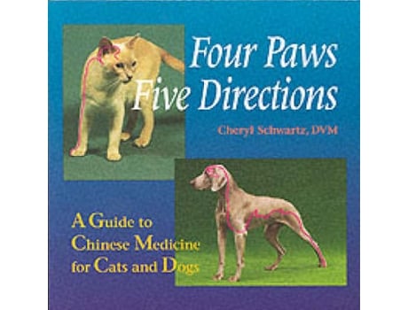 Livro four paws, five directions de cheryl schwartz,mark ed. schwartz (inglês)