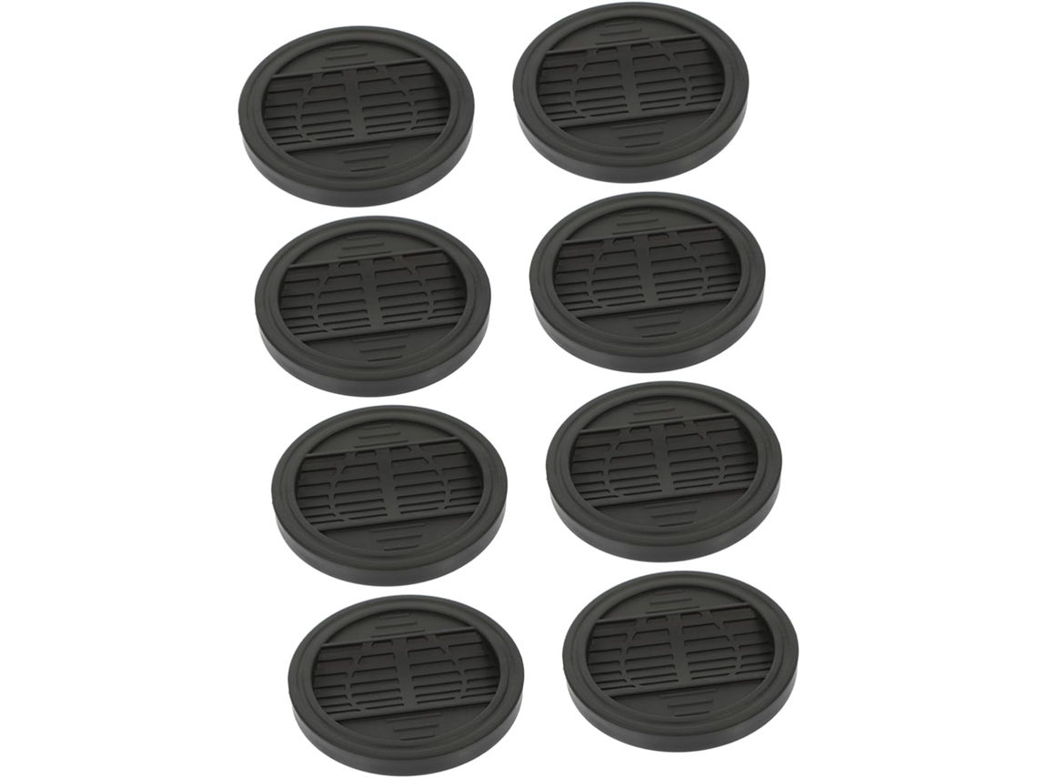 Mipcase Conjunto De 8 Protetores Silicone Para Rodízios Móveis, Como Camas E Cadeiras De Escritório