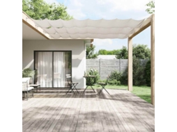Vidaxl Toldo Vertical 140x800 Cm Tecido Oxford Branco